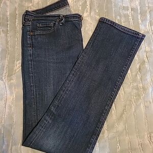 Citizens Of Humanity Dark Blue Straight Leg Jeans